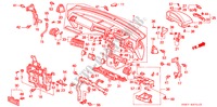 PANNELLO STRUMENTI(RH) per Honda CIVIC CRX 1.6I-VT 3 Porte 5 velocità manuale 1991