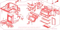 UNITA RISCALDATORE per Honda CIVIC CRX GL 3 Porte 5 velocità manuale 1990