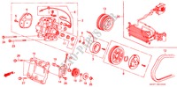 ARIA CONDIZIONATA (COMPRESSORE)(1) per Honda CIVIC GL 3 Porte 5 velocità manuale 1988