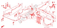 ARIA CONDIZIONATA (TUBI/CONDOTTI)(LH)('88) per Honda CIVIC GL 1500 3 Porte 5 velocità manuale 1988
