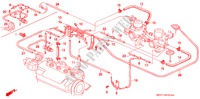CONDOTTO INSTALLAZIONE/TUBI(3) per Honda CIVIC GL 3 Porte 5 velocità manuale 1991