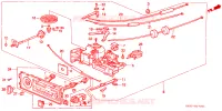 CONTROLLO RISCALDATORE per Honda CIVIC GL 3 Porte 5 velocità manuale 1988