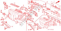 MOLTEPLICE ASPIRAZIONE(5) per Honda CIVIC 1.6I-16 3 Porte 5 velocità manuale 1988