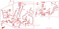 SERBATOIO LAVATORE per Honda CIVIC GL 3 Porte 5 velocità manuale 1988