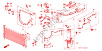 ARIA CONDIZIONATA (TUBI/CONDOTTI)(3) per Honda CIVIC SHUTTLE 1.6I-4WD 5 Porte 5 velocità manuale 1988