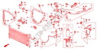 ARIA CONDIZIONATA (TUBI/CONDOTTI)(4) per Honda CIVIC SHUTTLE GL 5 Porte 5 velocità manuale 1991