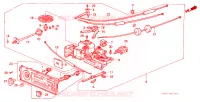 CONTROLLO RISCALDATORE per Honda CIVIC SHUTTLE GL 5 Porte 5 velocità manuale 1990