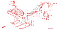 SERBATOIO COMBUSTIBILE per Honda CIVIC SHUTTLE 1.6I-4WD 5 Porte 5 velocità manuale 1990