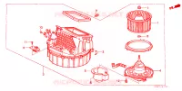 SOFFIATORE RISCALDATORE per Honda CIVIC SHUTTLE GL 5 Porte 5 velocità manuale 1990