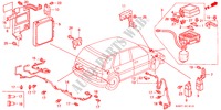 UNITA ABS per Honda CIVIC SHUTTLE 1.6I-4WD 5 Porte 5 velocità manuale 1993