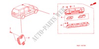 AUTO AIR CONDITIONERCONTROL(DIETRO) per Honda ODYSSEY EXI 5 Porte 5 velocità automatico 2008