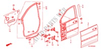 PANNELLI PORTIERE ANT. per Honda ODYSSEY EXL 5 Porte 5 velocità automatico 2010
