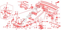 PANNELLO STRUMENTI(LH) per Honda ACCORD 2.0I-16 4 Porte 5 velocità manuale 1988