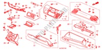 ABBELLIMENTO STRUMENTI(LATO PASSEGGERO) (LH) per Honda FR-V 2.2 EXECUTIVE 5 Porte 6 velocità manuale 2007