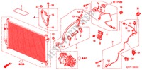 ARIA CONDIZIONATA(TUBI/CONDOTTI)(1.7L)(LH) per Honda FR-V 1.7 5 Porte 5 velocità manuale 2005