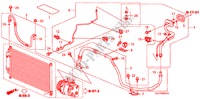 ARIA CONDIZIONATA(TUBI/CONDOTTI)(1.8L)(RH) per Honda FR-V 1.8 EX 5 Porte 6 velocità manuale 2008