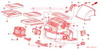 SOFFIATORE RISCALDATORE(RH) per Honda FRV 1.8 ES 5 Porte 6 velocità manuale 2007