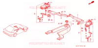 CONDOTTO RISCALDATORE(RH) per Honda CONCERTO EX 5 Porte 5 velocità manuale 1990