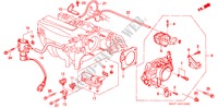 CORPO VALVOLA IMMISSIONE(PGM FI) (1.6L) per Honda CONCERTO 1.6I 5 Porte 4 velocità automatico 1991