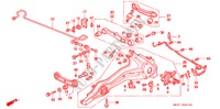 STABILIZZATORE POSTERIORE/ BRACCIO INFERIORE POST. per Honda CONCERTO 1.6I 5 Porte 5 velocità manuale 1993