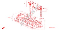 INIETTORE per Honda CR-V DIESEL ES 5 Porte 6 velocità manuale 2006