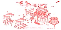 SOFFIATORE RISCALDATORE(LH) per Honda CRV DIESEL EXECUTIVE DPF 5 Porte 6 velocità manuale 2005