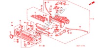 CONTROLLO RISCALDATORE (TIPO LEVA) per Honda ACCORD DX 4 Porte 5 velocità manuale 1990
