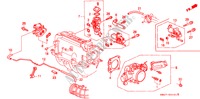 CORPO VALVOLA IMMISSIONE(PGM FI) per Honda ACCORD 2.2I 4 Porte 5 velocità manuale 1990