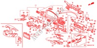 ABBELLIMENTO STRUMENTI(LH) per Honda ACCORD DX 4 Porte 5 velocità manuale 1993