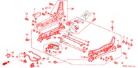 COMP. SEDILE ANT. (D.)(ALIMENTO)(1) per Honda ACCORD 2.0I 4 Porte 4 velocità automatico 1993