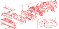 COMPONENTI INDICATORE(DENSO) per Honda ACCORD EX 4 Porte 5 velocità manuale 1993