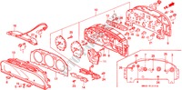 COMPONENTI INDICATORE(NS) per Honda ACCORD 2.0 4 Porte 5 velocità manuale 1992