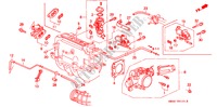 CORPO VALVOLA IMMISSIONE(PGM FI) per Honda ACCORD 2.2I 4 Porte 5 velocità manuale 1992