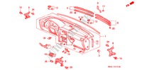 PANNELLO STRUMENTI(LH) per Honda ACCORD EX 4 Porte 5 velocità manuale 1992