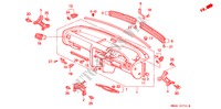 PANNELLO STRUMENTI(RH) per Honda ACCORD 2.0 4 Porte 4 velocità automatico 1992