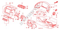 ABBELLIMENTO STRUMENTI(RH)(LATO GUIDATORE) per Honda CIVIC 2.2 EX 5 Porte 6 velocità manuale 2006