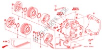 ARIA CONDIZIONATA (COMPRESSORE)(DIESEL) per Honda CIVIC 2.2 BASE 5 Porte 6 velocità manuale 2007