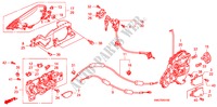 SERRATURE PORTIERE ANT./ MANIGLIA ESTERNA per Honda CIVIC 1.8 SPORT 5 Porte cambioautomatico 2007