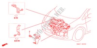 TIRANTE CABLAGGIO FILO MOTORE(1.4L) per Honda CIVIC 1.4 COMFORT 5 Porte 6 velocità manuale 2007
