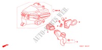 TUBO IMMISSIONE ARIA(DIESEL) per Honda CIVIC 2.2 COMFORT    DPF 5 Porte 6 velocità manuale 2007