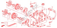 ARIA CONDIZIONATA(COMPRESSORE)(DIESEL) per Honda CIVIC 2.2 COMFORT 5 Porte 6 velocità manuale 2010