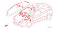 BARDATURA FILO(RH)(4) per Honda CIVIC 2.2 VXI 5 Porte 6 velocità manuale 2010