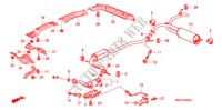 CONDOTTO SCARICO/SILENZIATORE(1.4L) per Honda CIVIC 1.4 SE 5 Porte 6 velocità manuale 2010