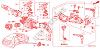 INTERRUTTORE COMBINAZIONE(LH) per Honda CIVIC 1.8 SPORT 5 Porte 6 velocità manuale 2010