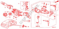 INTERRUTTORE COMBINAZIONE(RH) per Honda CIVIC 2.2 VXI 5 Porte 6 velocità manuale 2010