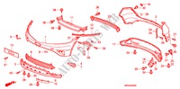 PARAURTI per Honda CIVIC 1.8 SPORT 5 Porte 6 velocità manuale 2009