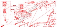 SERBATOIO COMBUSTIBILE(DIESEL) per Honda CIVIC 2.2 VXI 5 Porte 6 velocità manuale 2010