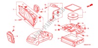SISTEMA NAVIGAZIONE(LH) per Honda CIVIC 1.4 SPORT 5 Porte cambioautomatico 2010