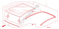 VETRO TETTO per Honda CIVIC 1.8 SPORT 5 Porte 6 velocità manuale 2010