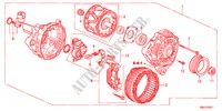 ALTERNATORE(1.8L) per Honda CIVIC 1.8VXI 5 Porte 6 velocità manuale 2011